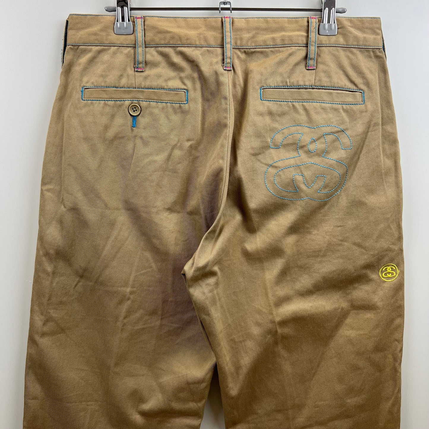 STUSSY 00s old SS links stitch chino pants 30