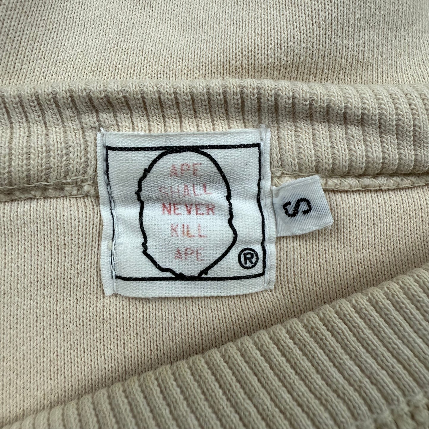 A BATHING APE 90s double face soldier hoodie separate pocket S