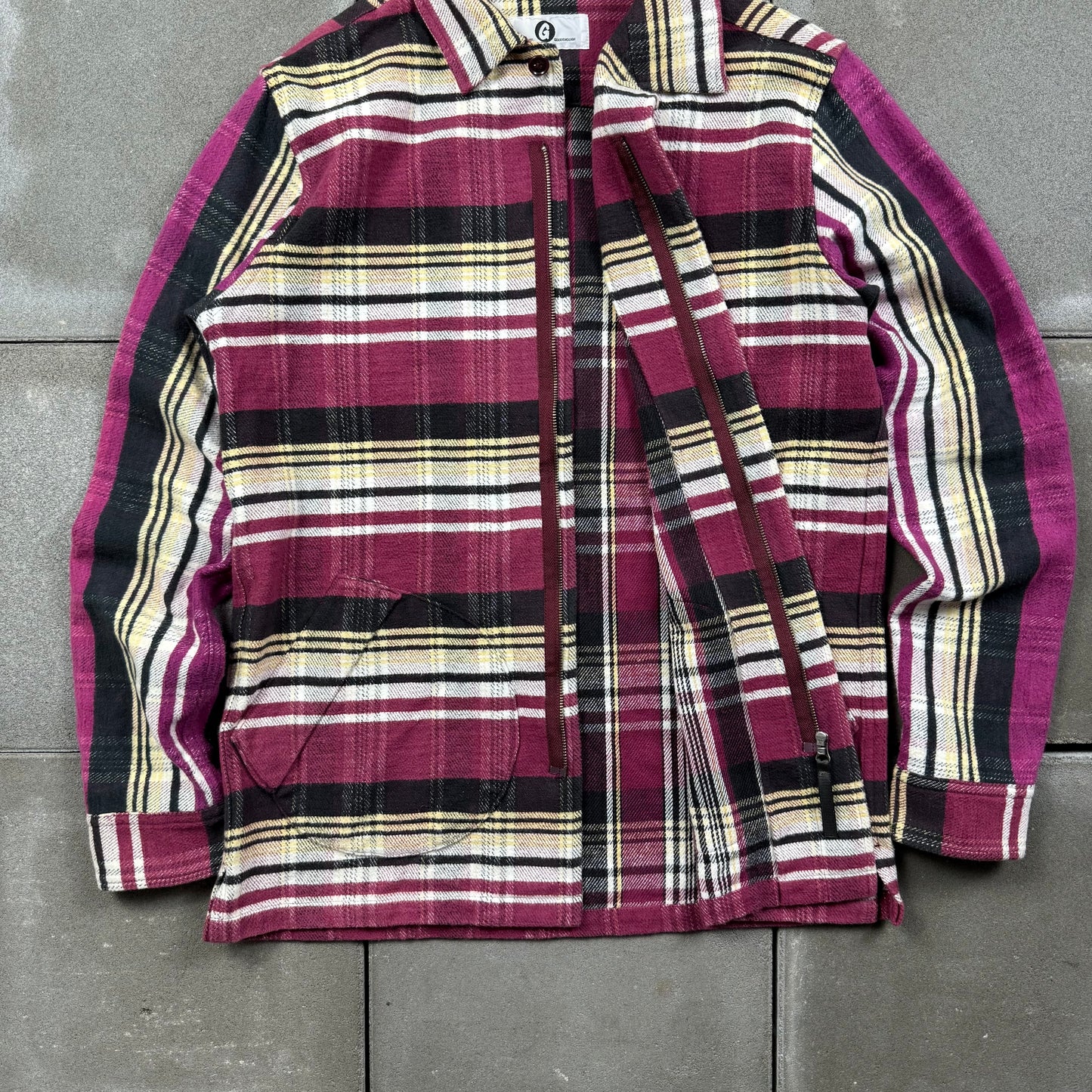 GOOD ENOUGH 10s 2012 flannel zip jacket 2