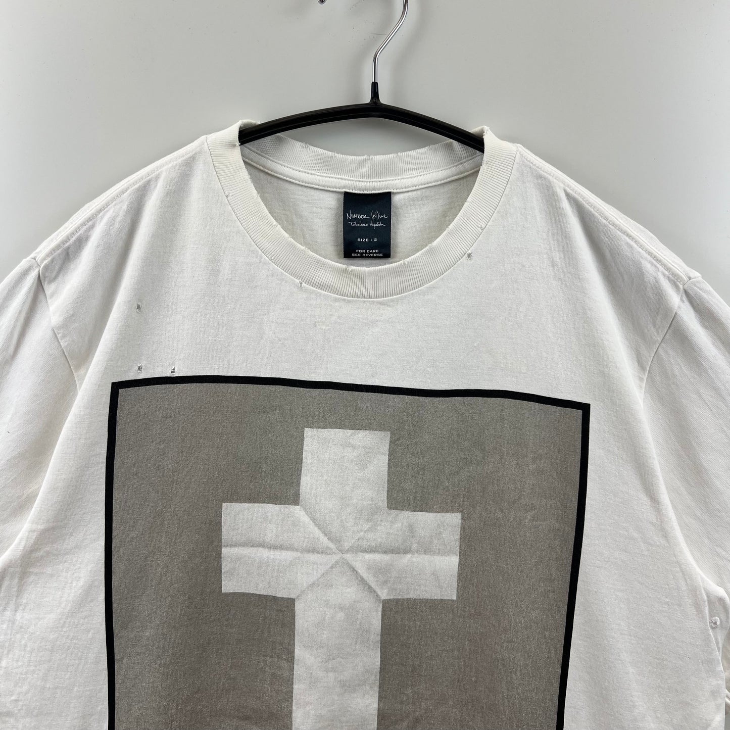 NUMBER(N)INE 00s 2005ss night crawler HELL Tee 2