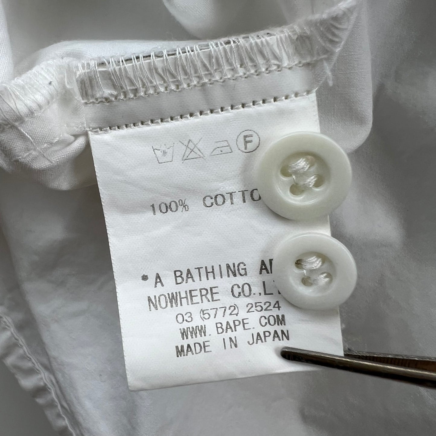 A BATHING APE 00s archive OC leopard camo S/S shirts M