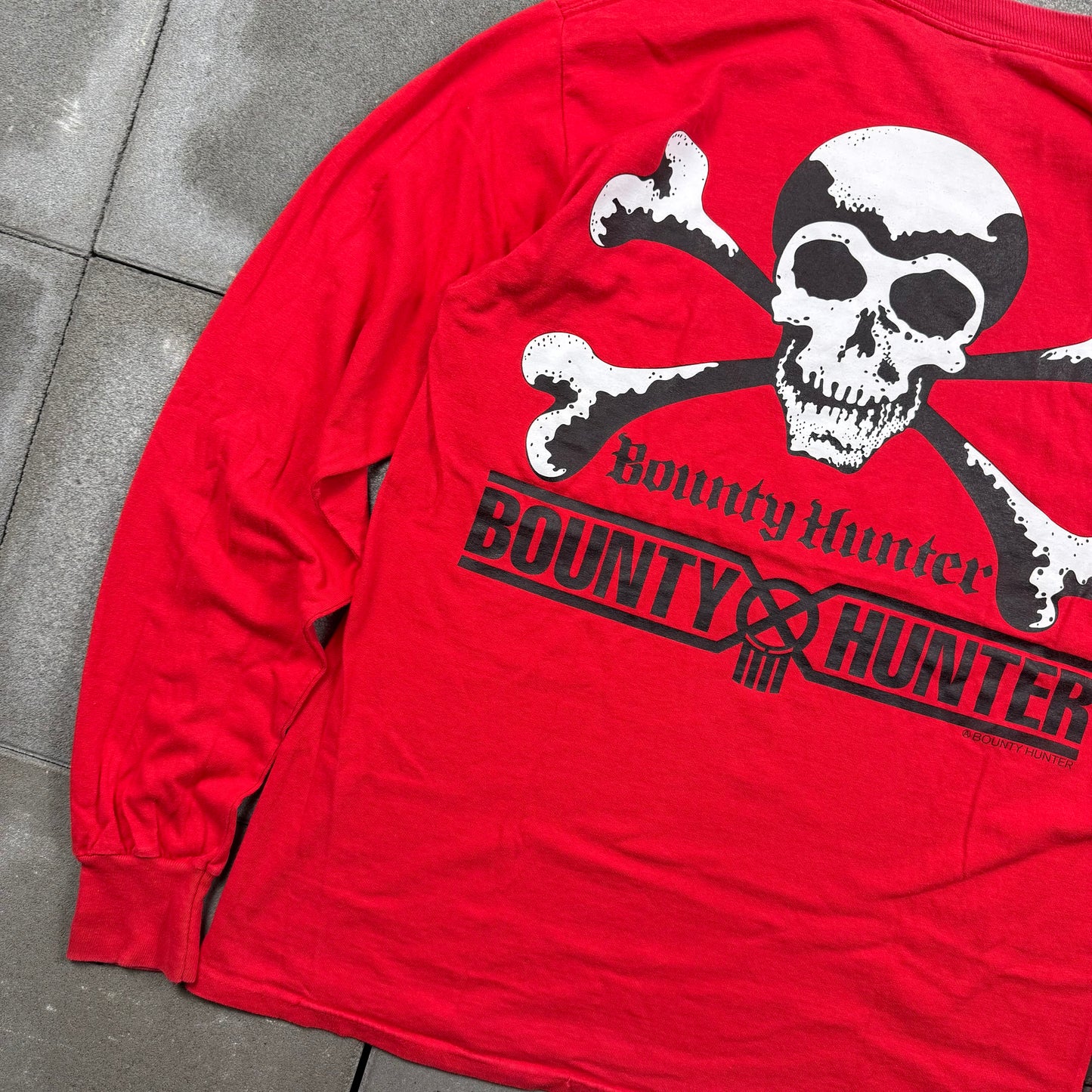 BOUNTY HUNTER 00s skull L/S Tee M