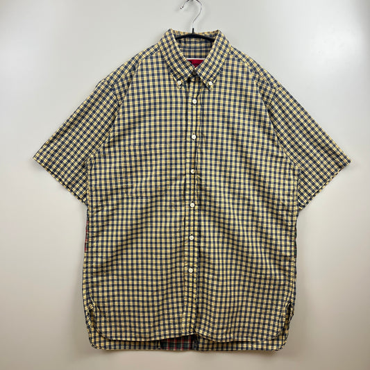 GENERAL RESEARCH 00s 2003 back cross S/S BD shirts L