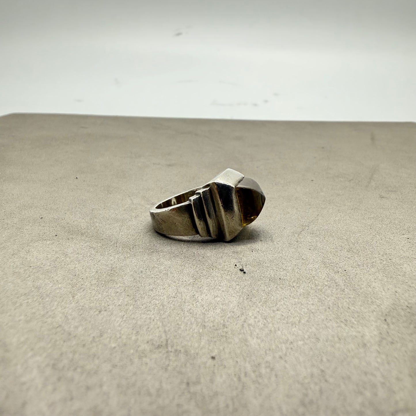 JEAN PAUL GAULTIER archive silver stone RING #11