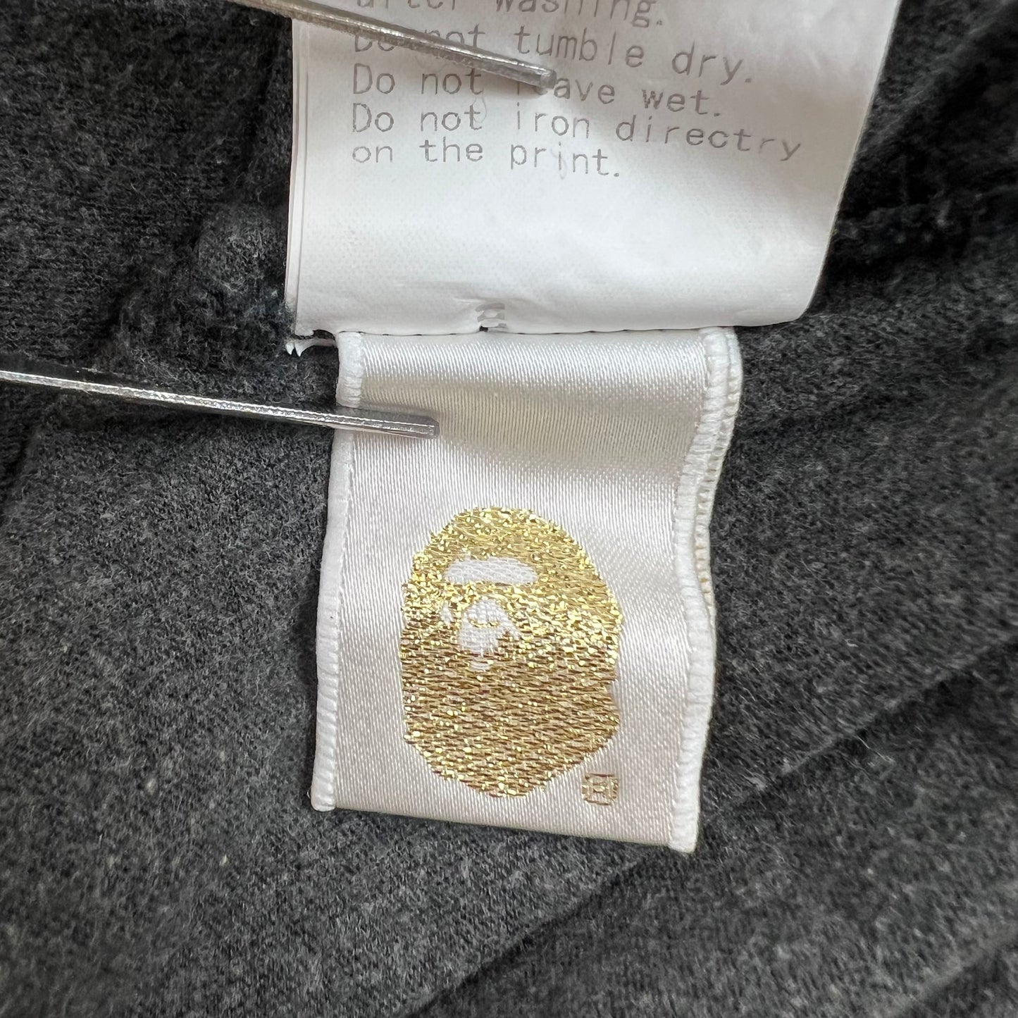 A BATHING APE 00s archive WLIABA ROCK raglan Tee L