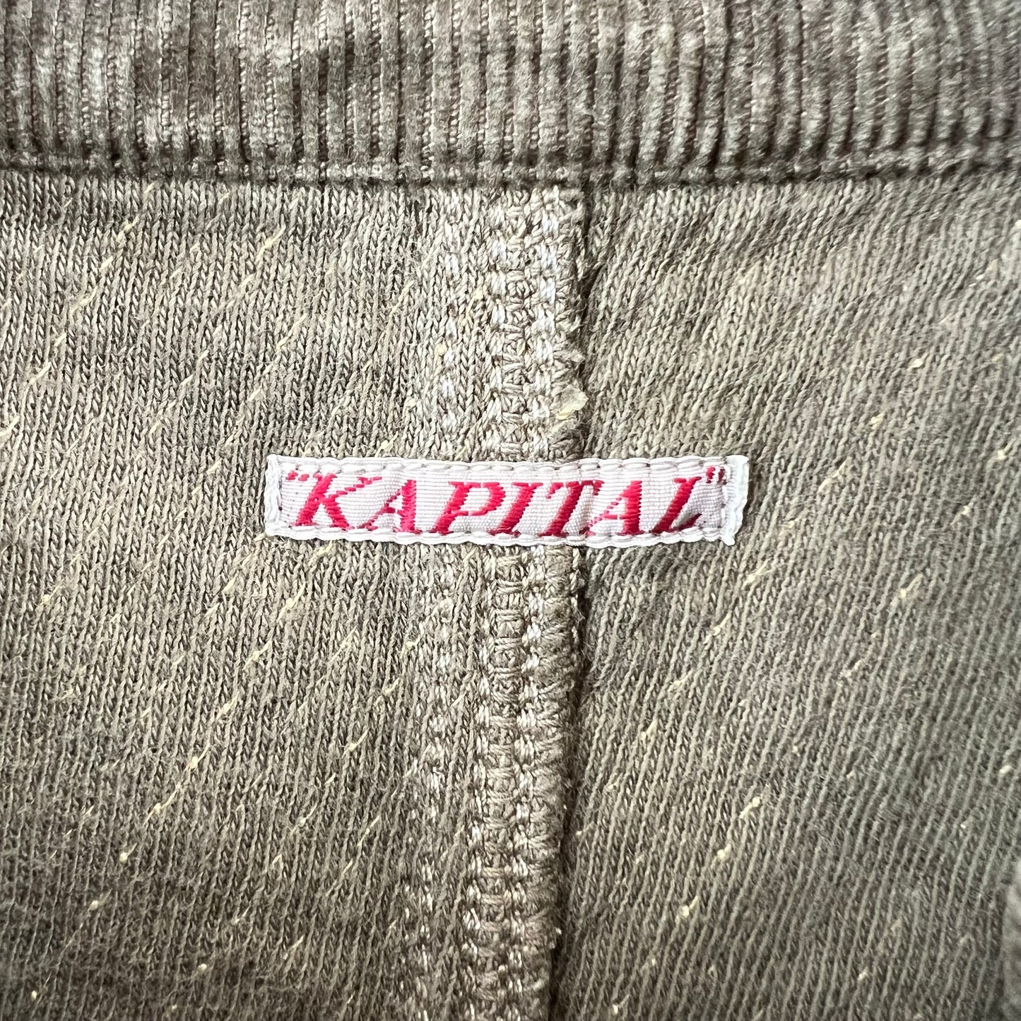 KAPITAL archive old herringbone SASHIKO motorcycle coat M