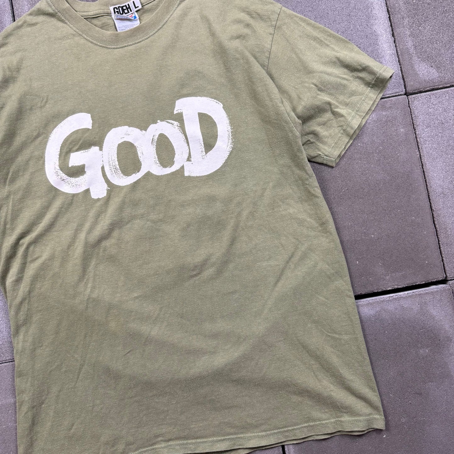 GOOD ENOUGH 00s 2001 "E" Tee hanes body L