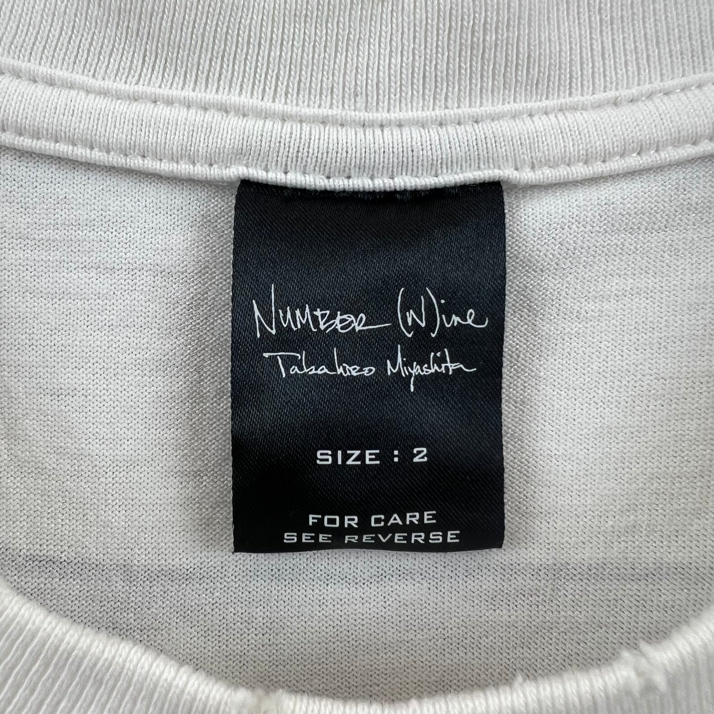 NUMBER(N)INE 00s 2005ss night crawler HELL Tee 2