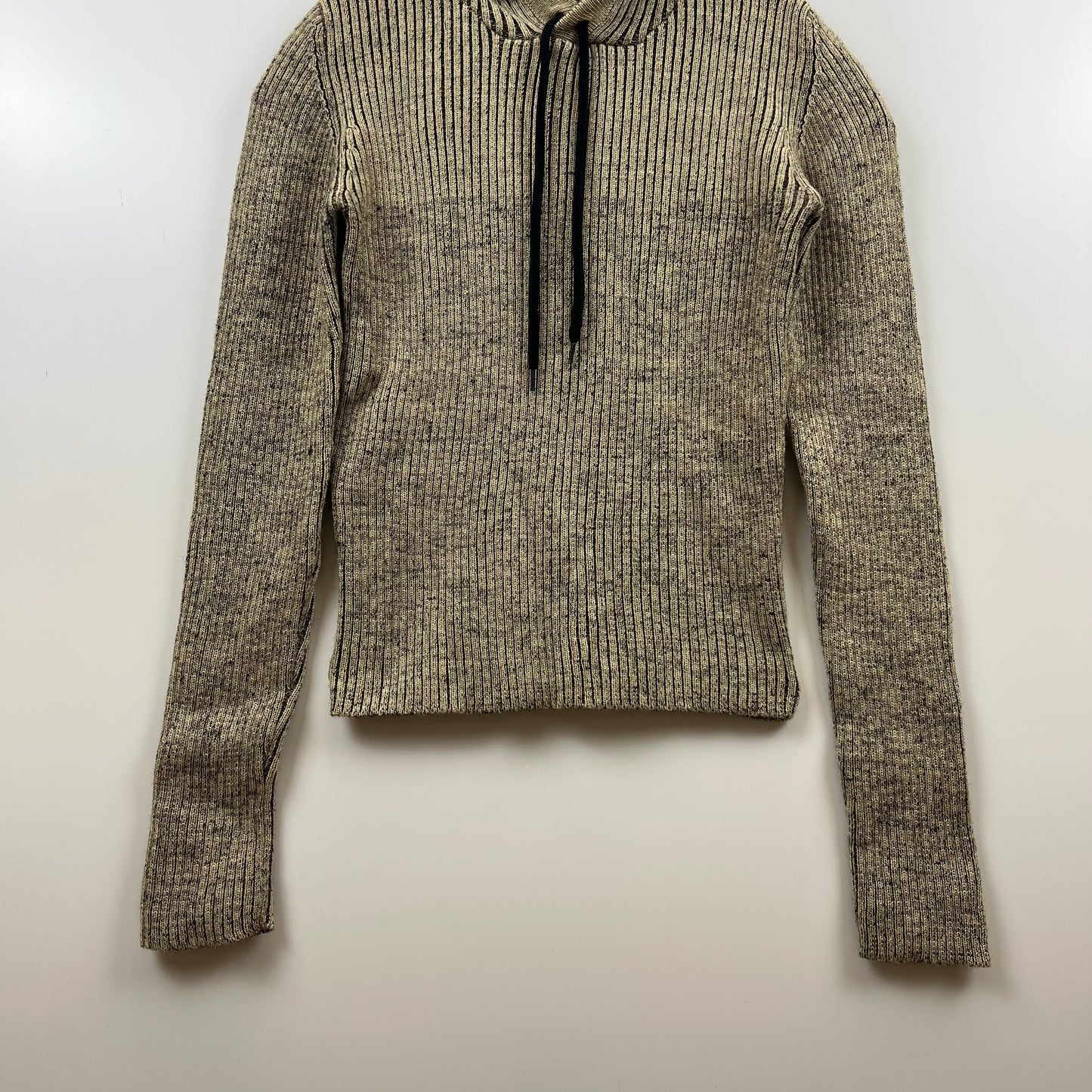 JPG Gaultier JEANS jean paul gaultier 00s archive y2k grunge wool hoodie 40