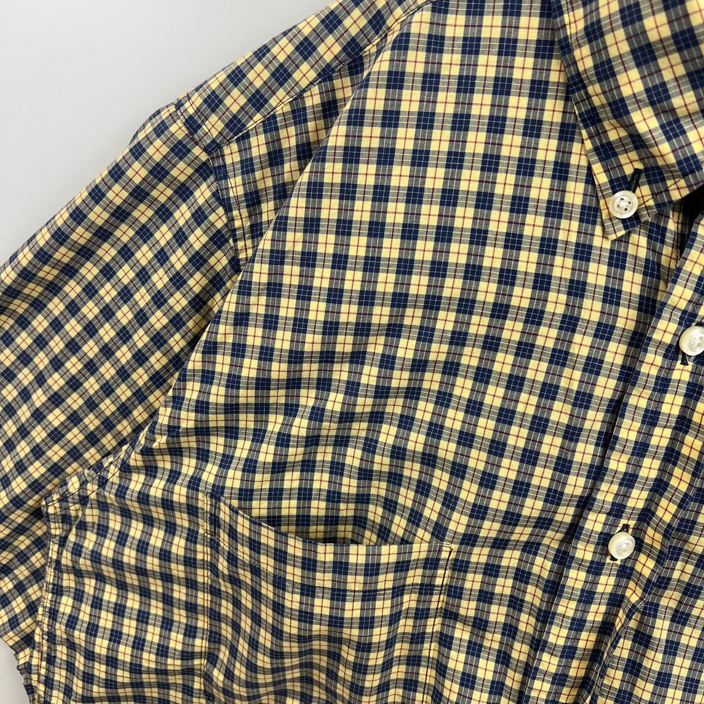 GENERAL RESEARCH 00s 2003 back cross S/S BD shirts L