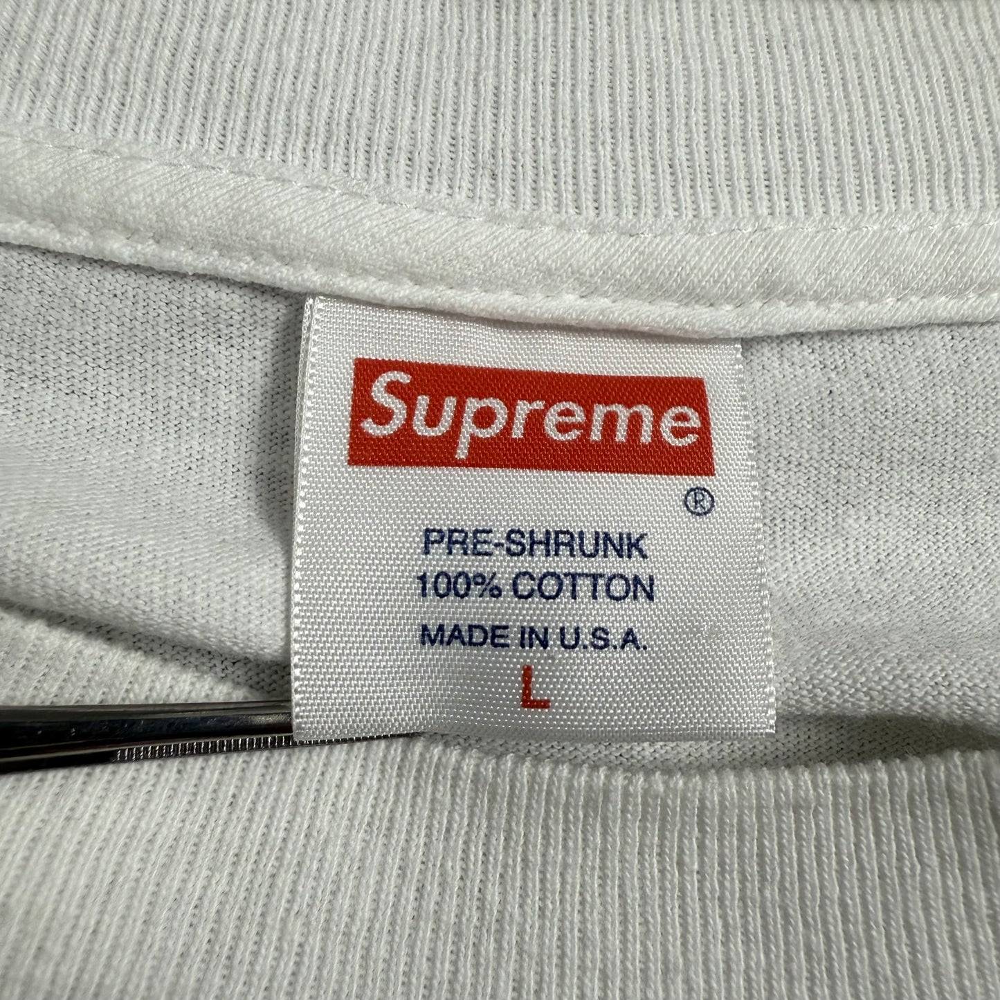 SUPREME 11ss BENEFIT BOX LOGO TEE L