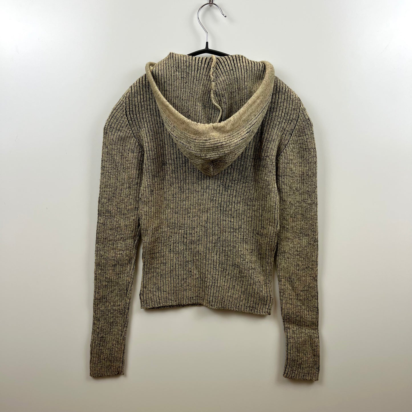 JPG Gaultier JEANS jean paul gaultier 00s archive y2k grunge wool hoodie 40